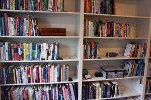 image of books on shelves