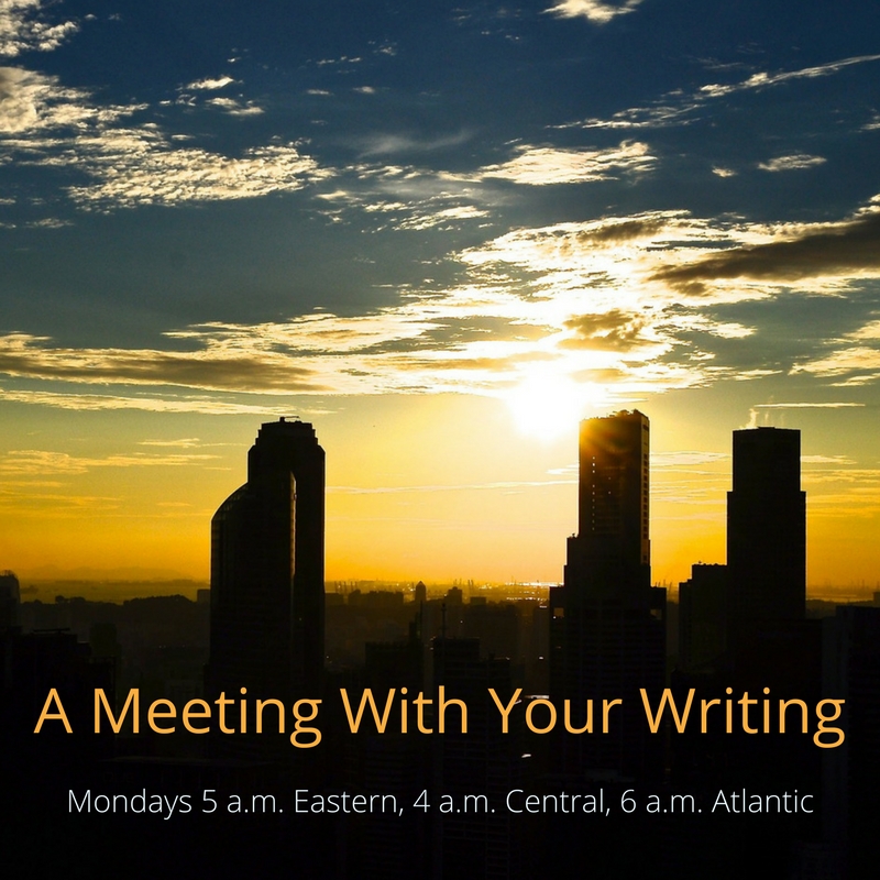 Early morning writing Jo VanEvery