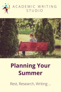 Poster for Planning Your Summer
