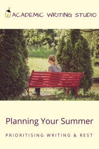 poster for Planning Your Summer